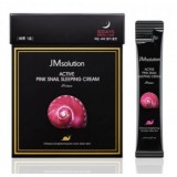 Обновляющий ночной крем с муцином улитки JMsolution Active Pink Snail Sleeping Cream Prime 1 шт * 4 мл